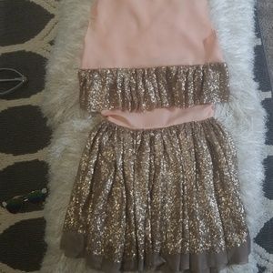 Custom Mermaid Outfit - Gold Sequin Mermaid Tail